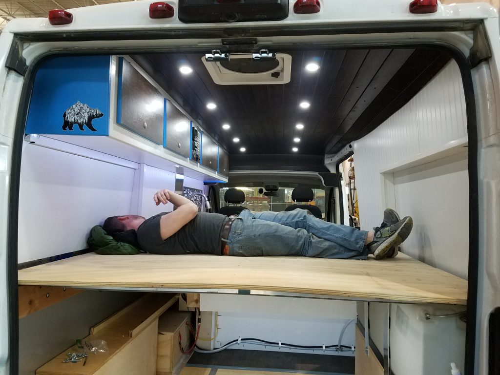 promaster camper van conversion bed