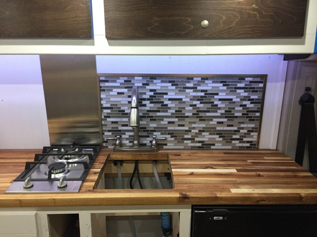 promaster camper van conversion kitchen