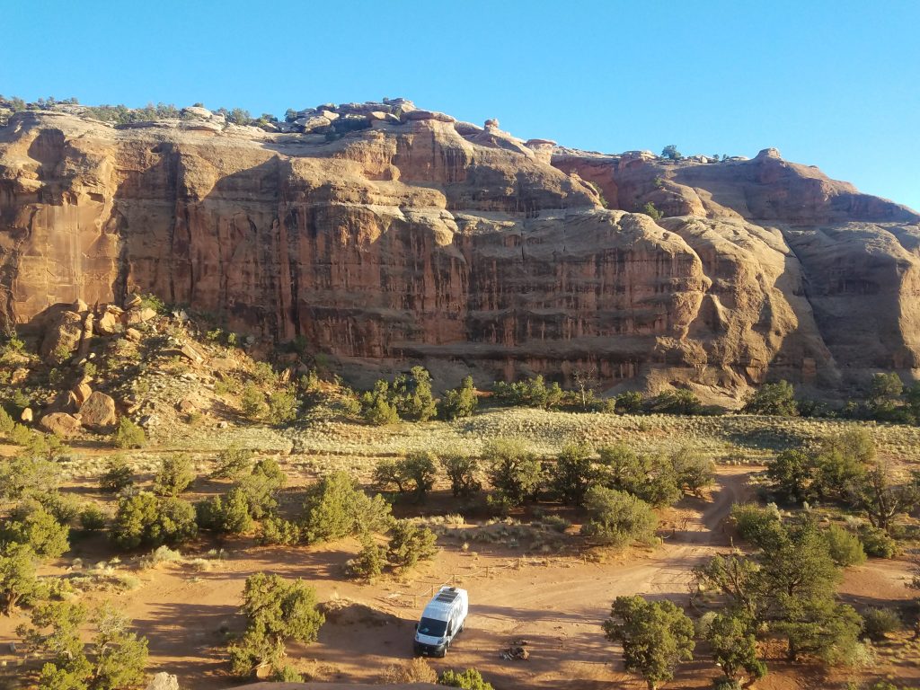 Moab camping